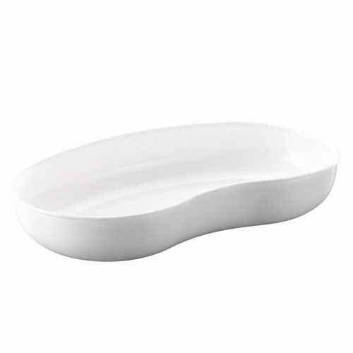 White Large Plastic Kidney Dish