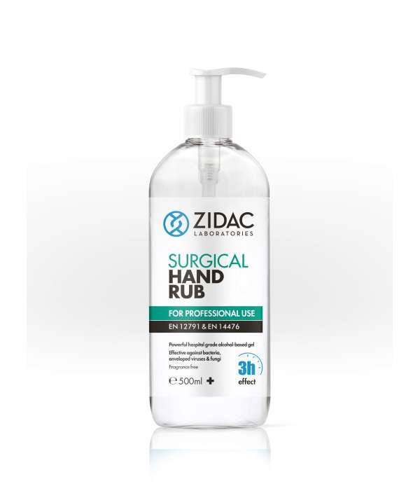 Zidac - 500ml Zidac Surgical Hand Rub - 5060748721259 UKMEDI.CO.UK UK Medical Supplies