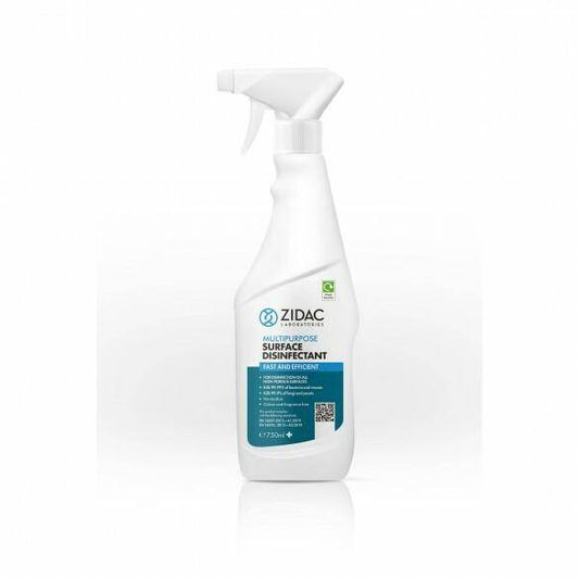 Zidac Multipurpose Surface Disinfectant Spray - 750ml